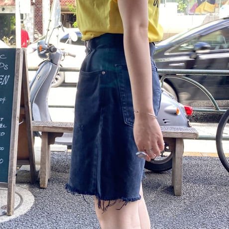 [USED] Levis cut off  SILVER TAB🖤BLACK