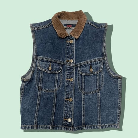 [USED]  DENIM ×コーデュロイ♡ベスト
