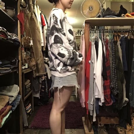 [USED] 総柄 パンダ Sweat