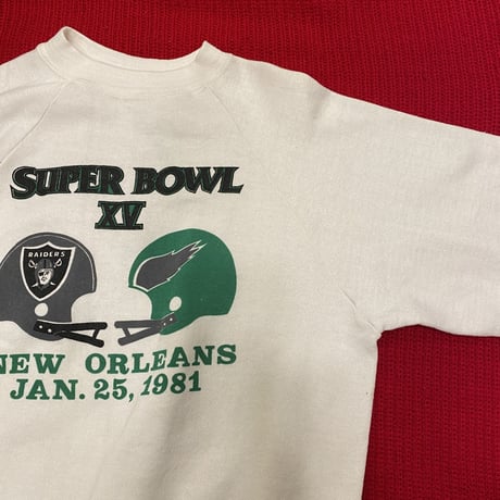 [USED] 80's SUPER BOWL XV SWEAT！