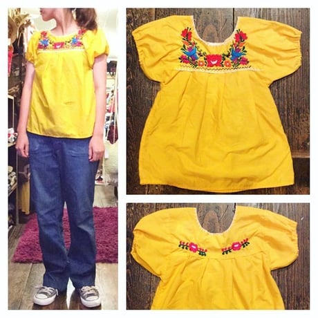 [USED] KIDS メキシカン 刺繍チュニック