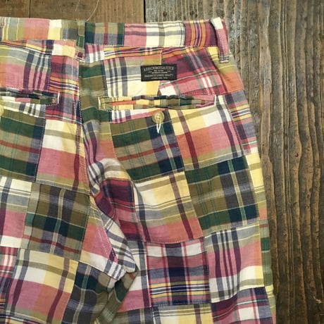 [USED] パッチワークチェック柄PANTS