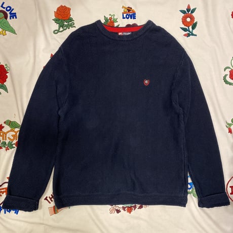 [USED] "CHAPS RALPH LAUREN" COTTON KNIT！