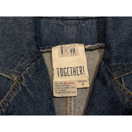 [USED] 80's DENIM トレンチコート