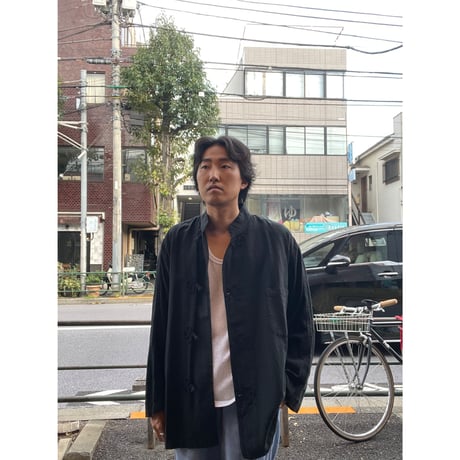 [SELECT] 40's LINEN China SHIRTS Re-pro  ロングスリーブ