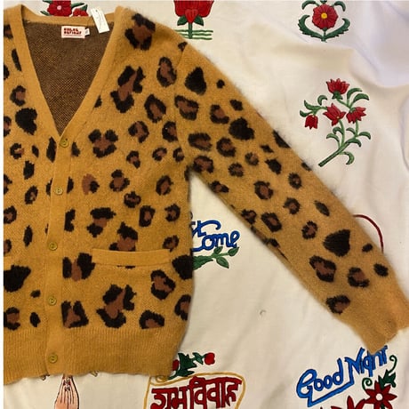 [USED］Cheloe cevieny×OC レオパード柄カーディガン