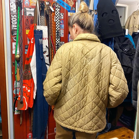 [USED] 60~70's EURO vintage 中綿キルティングJACKET