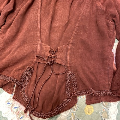 [USED]  INDIANレーヨンTOPS