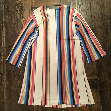 [USED]  70's ストライプ ワンピース