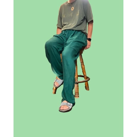 [USED]  INDIA RAYON リラックス EASY PANTS