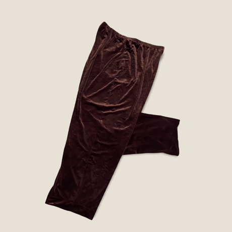 [USED]あずき色🤎ベロア イージー PANTS