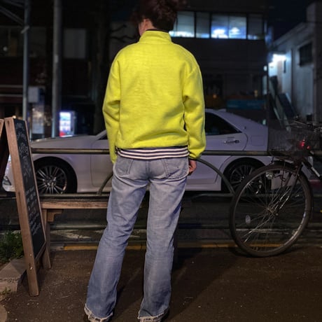 [USED] THE NORTH FACE  蛍光イエローフリース