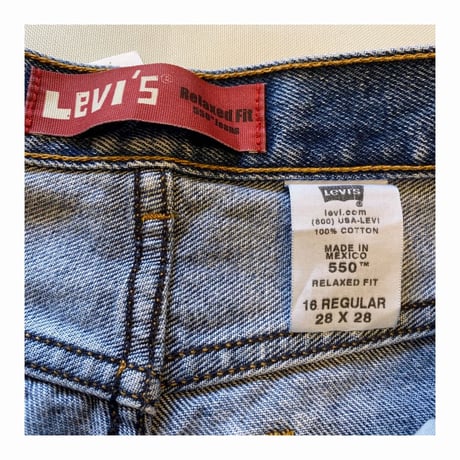 [USED] Levi's 550  RELAXED FIT REGULAR  