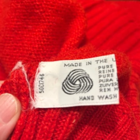 [USED]SHETLAND Vネックニット