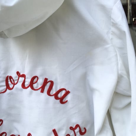 [USED] vintage   刺繍入りcottonパーカー