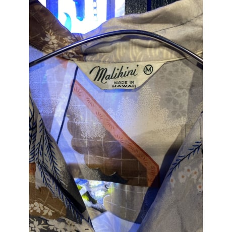 [USED] vintage 和柄ALOHAシャツ