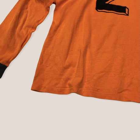[USED] EURO VINTAGE フロッキープリントTee🧡