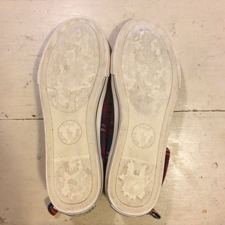 [USED] Ralph Lauren チェック柄 ハイカットスニーカー‼︎