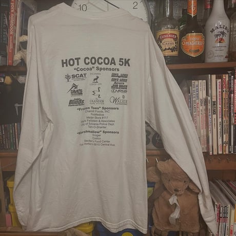 [USED] HOT COCOA RUN L/S Tee ☕️🌏🍫