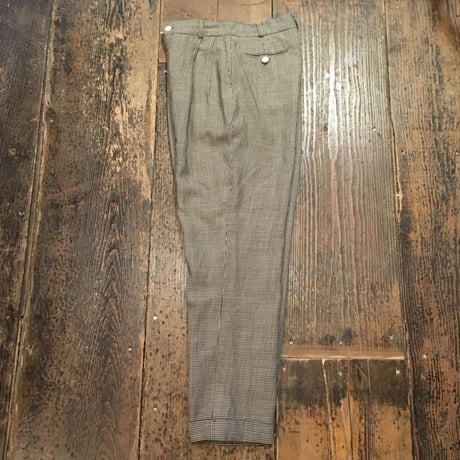 [USED] Ralph Lauren 千鳥柄タックpants