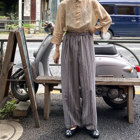 [USED] made in U.S.A. ストライプ EASY PANTS！