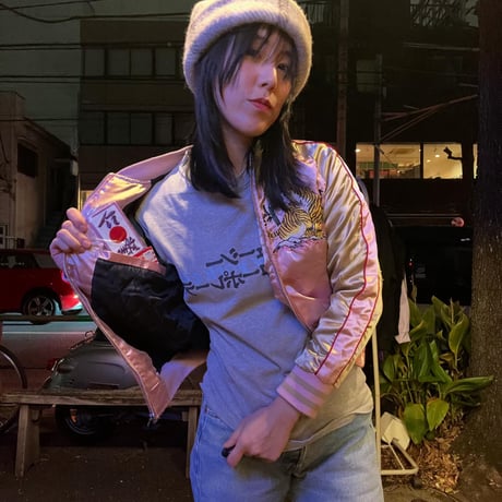 [USED]スカジャン 🩷 ピンク！