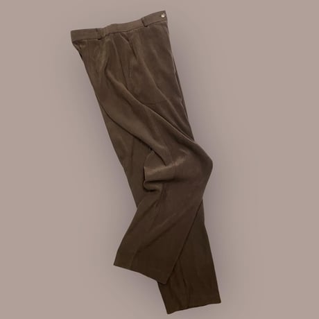 [USED] ブラウン fake SUEDE PANTS