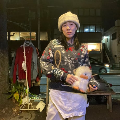 [USED]"REI" winter handmade knit 🎄