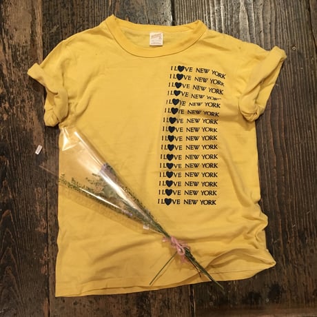 [USED] vintage COTTON 「 I L♡VE NEWYORK」 Tee