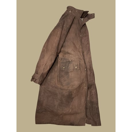 [USED] オイルド LONG コート mede in England