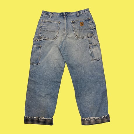 [USED] Carhartt 裏ネルデニムワークパンツ👖