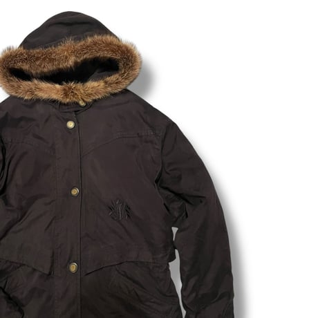 [USED]  中綿入り BLACK ハーフコート