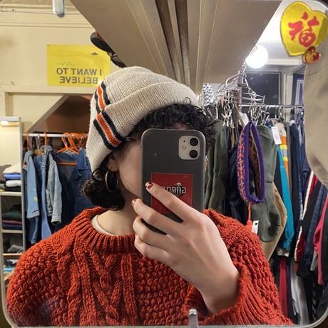 [USED] cute⛷アクリル ビーニー