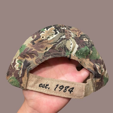 [USED] CAMO柄スウェードCAP
