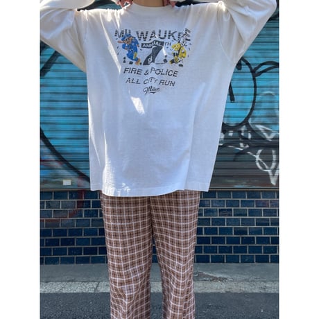 [USED] '93 FIRE & POLICE ゆる ロンTee