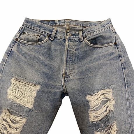 [USED] EURO Levi's 501 ダメージDENIM
