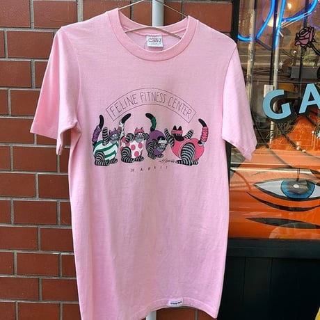 [USED] ネコちゃんフィットネスセンター　プリントTee