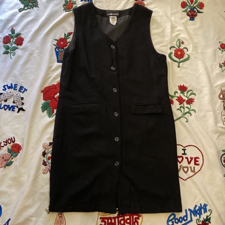 [USED] WOOL 前開きワンピース