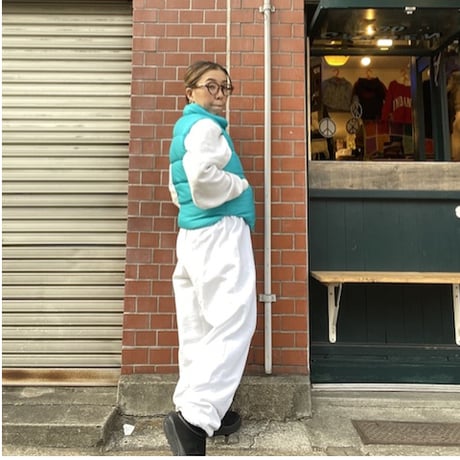 [USED]  ターコイズブルー🩵ダウンベスト