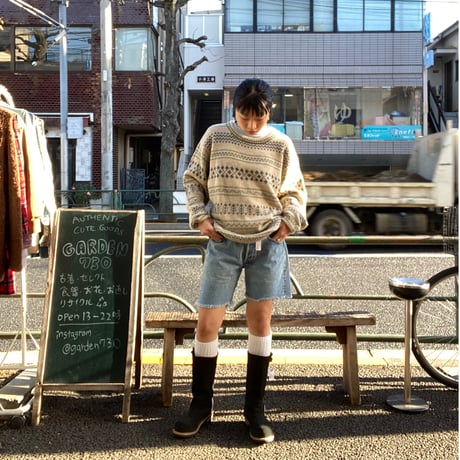 [USED] "L.L.Bean" LINEN&WOOLのニット