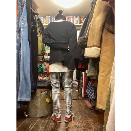 [USED] チェック スキニー PANTS！
