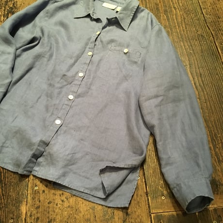 [USED] BOXシルエットの リネンシャツ