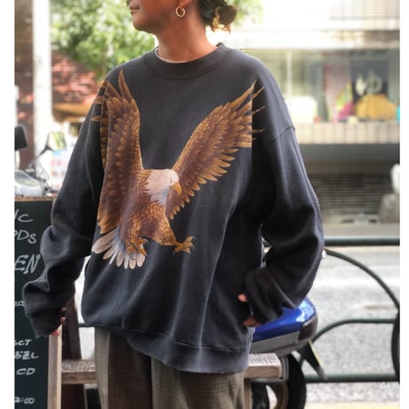 [USED] 80's 鷹プリ SWEAT