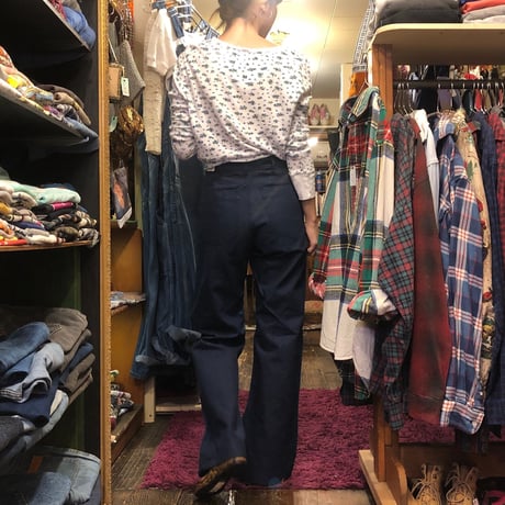 [USED] ヘンリーネック 花柄サーマル