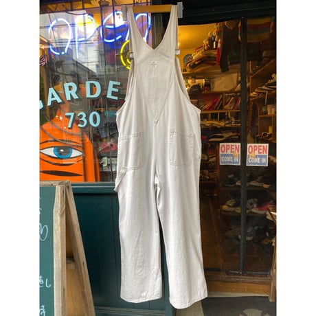 [USED] OLD GAP WHITE オーバーオール