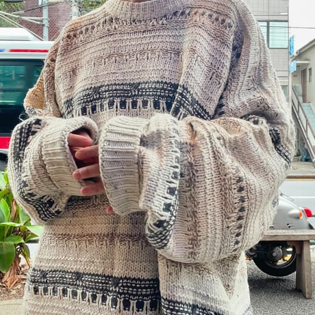 [USED] ゆる〜ん ニット ACRYL & WOOL