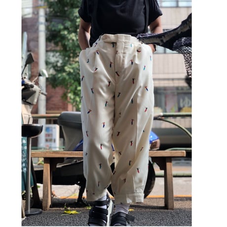 [USED] おしゃれ〜総柄GOLFパンツ