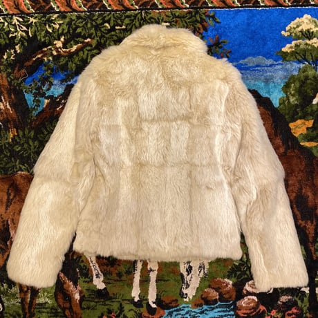 [USED] rabbit fur jacket♡