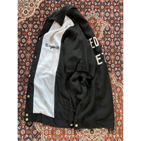 [USED] 60's vintage B/W  ボーリングシャツ