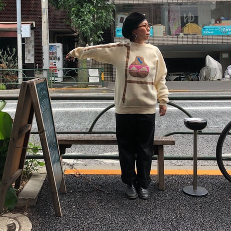 [USED] Vintage  パッチワークスエット
